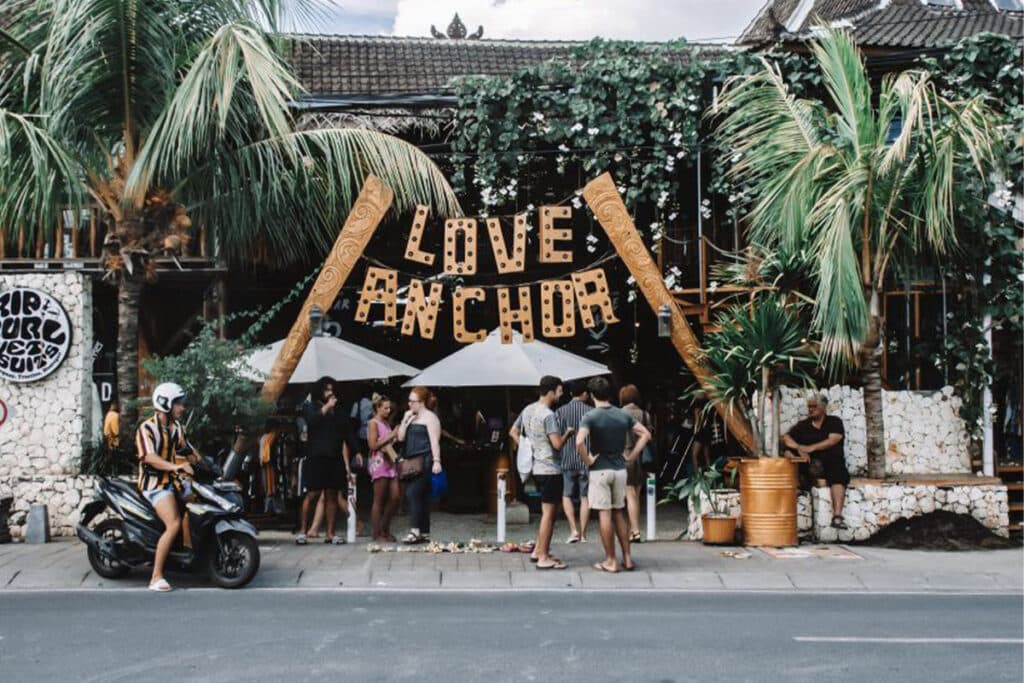 love anchor in canggu location