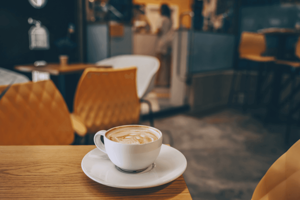 work from coffee shop