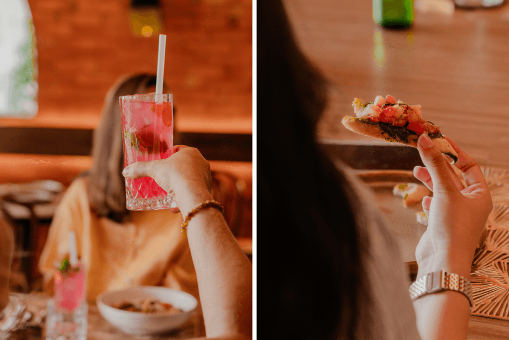 italian dinner at Cantina Classe Canggu