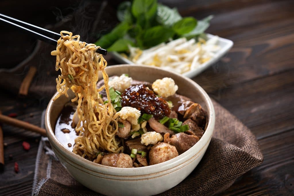 Siu Mie (Long Life Noodles)