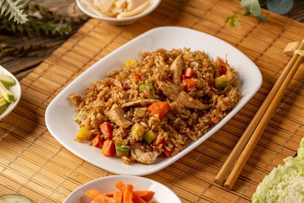 delicious chicken nasi goreng
