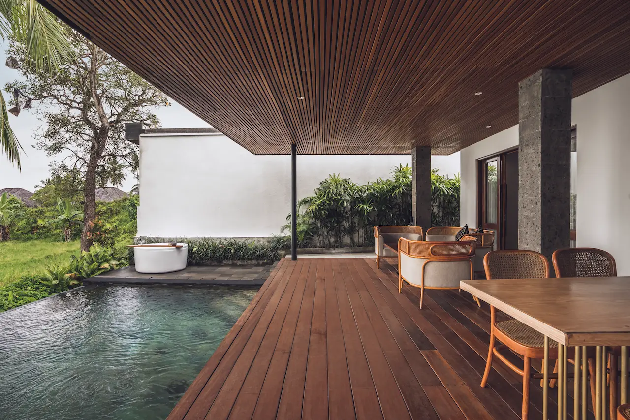 Grand Two Bedroom Private Pool Villa with Ricefield View